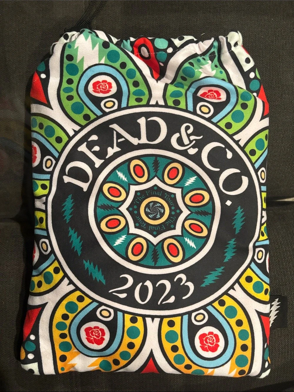 Dead & Co. 2023 Quick Dry Towel with Pouch